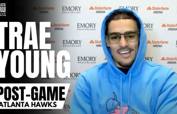 Trae Young Reacts to Playing With Lou Williams: “It’s Fun Learning From Him” & Wearing Goggles