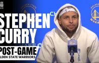 Steph Curry explains on-court exchange with LeBron in Game 1