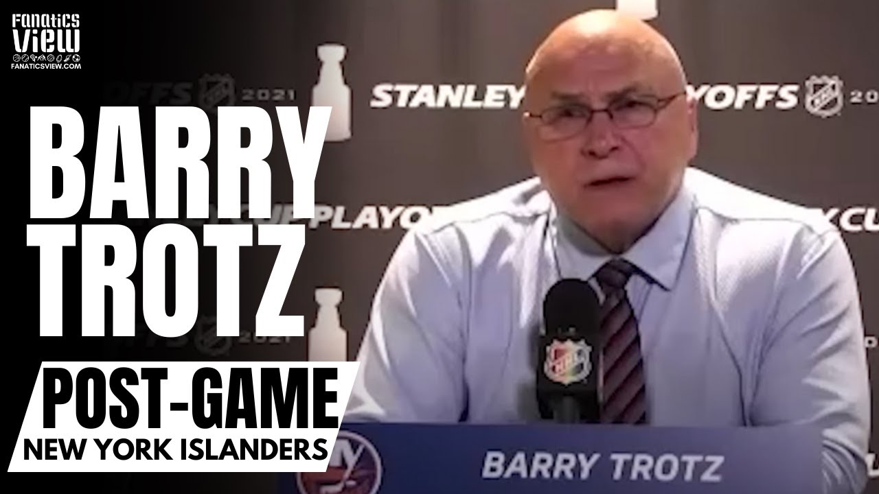 Barry Trotz Reviews New York Islanders 8-0 Loss vs. Tampa & Mathew Barzal Game Misconduct