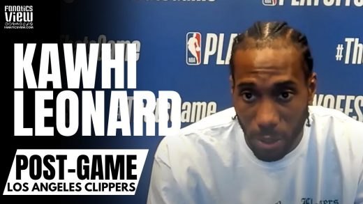 Kawhi Leonard talks “Evolving” Chemistry with Paul George & Reviews LA Clippers Game 3 Win vs. Utah