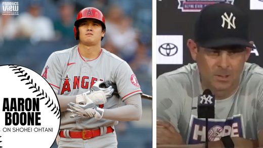 Aaron Boone Shares His Thoughts on Shohei Ohtani: “He’s Elite at Two Things. Truely Impressive”