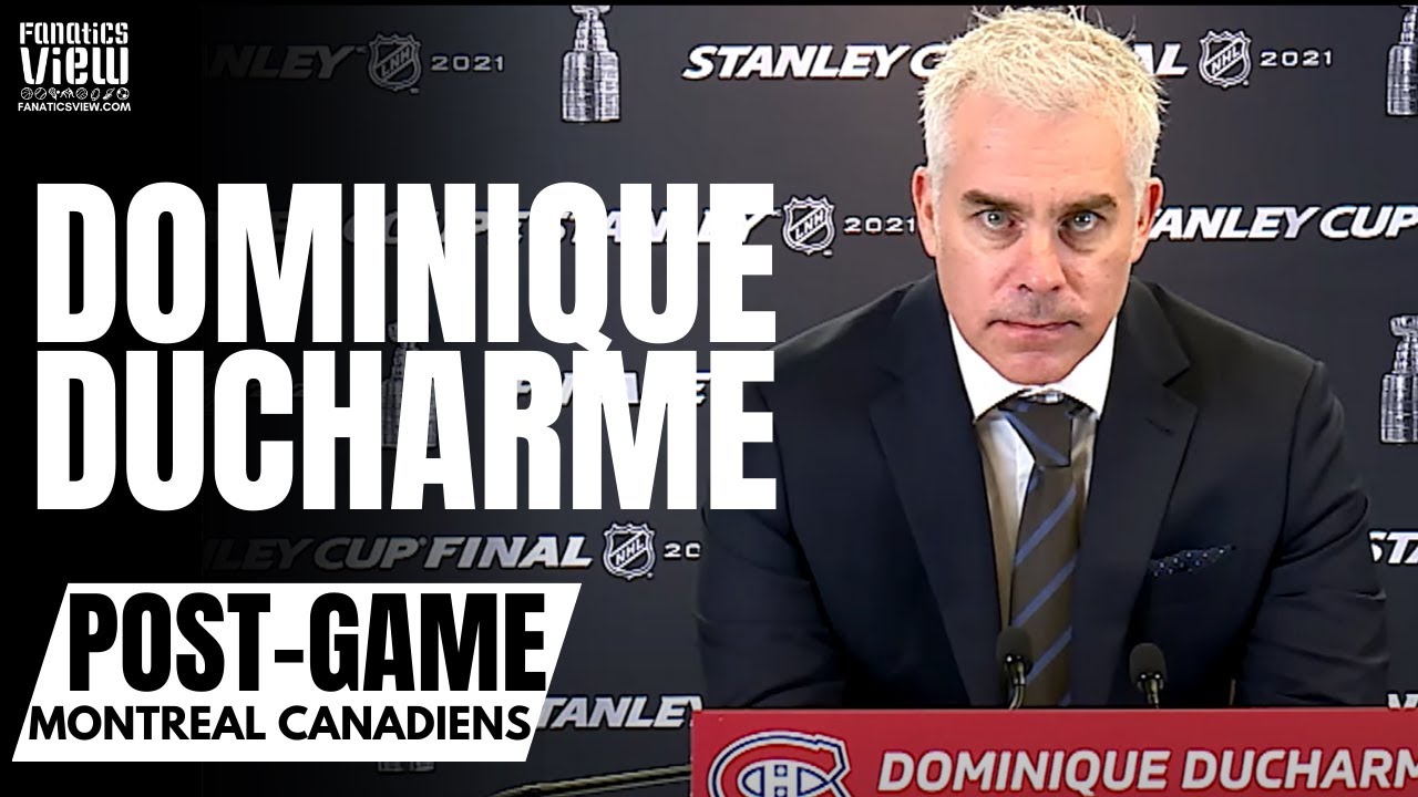 Dominique Ducharme Reacts to Montreal Canadiens Falling Down 3-0 vs. Tampa in Stanley Cup Finals