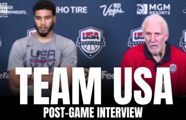 Gregg Popovich & Jayson Tatum on Team USA Losing to Nigeria: “Can’t Act Like It’s End of the World”