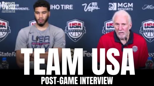 Gregg Popovich & Jayson Tatum on Team USA Losing to Nigeria: “Can’t Act Like It’s End of the World”