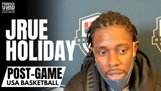 Jrue Holiday Reacts to Team USA Losing to France & Talks Tokyo Flight With Devin Booker After Finals