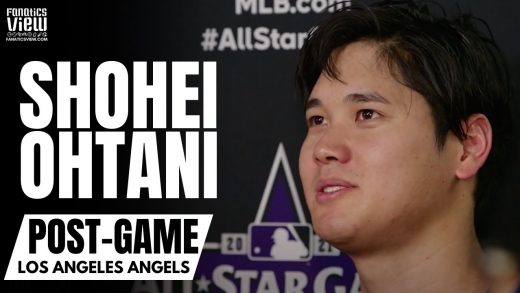 Shohei Ohtani Reacts to Making First MLB All-Star Appearence, NL Shifting on Him & Huge Fan Support