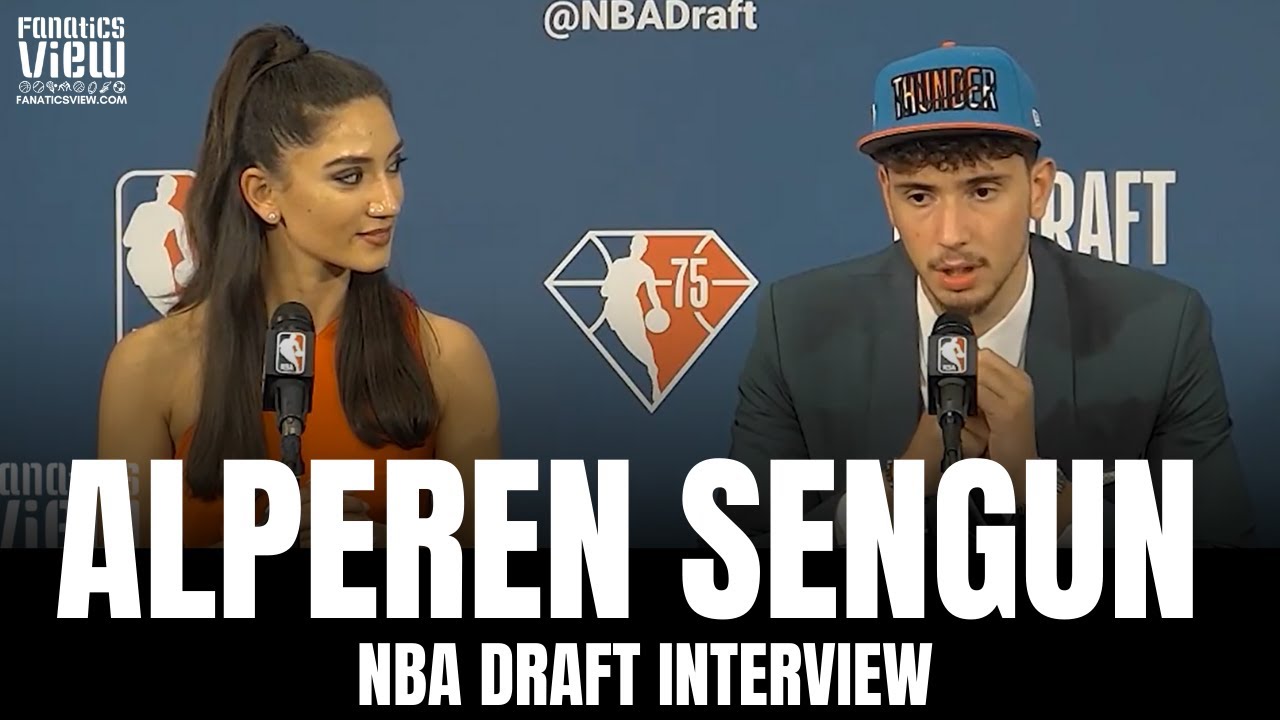Alperen Sengun Reacts to Being Drafted by Houston Rockets & Playing With Christian Wood in Houston