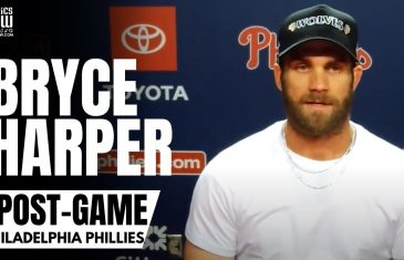 Bryce Harper: “I Wanted to Be a Phillie Because of This Fan Base” & Reacts to Phillies in 1st Place