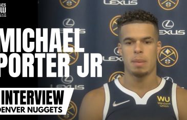 Michael Porter Jr. talks Training With Stephen Curry & Taking Next Step in NBA | Nuggets Media Day