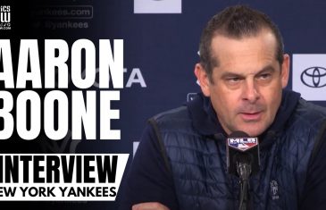 Aaron Boone Previews Yankees vs. Red Sox AL Wild Card Matchup & Talks Gio Urshela Epic Catch