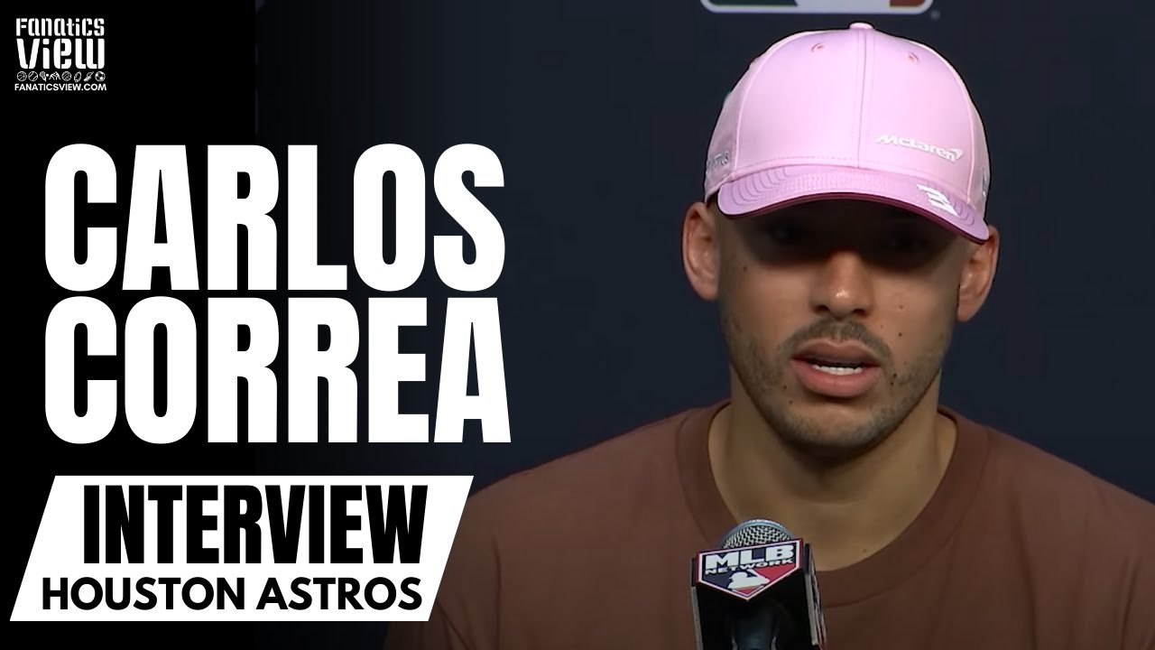 Carlos Correa talks Astros vs. Braves World Series, Jose Altuve Impact & Framber Valdez