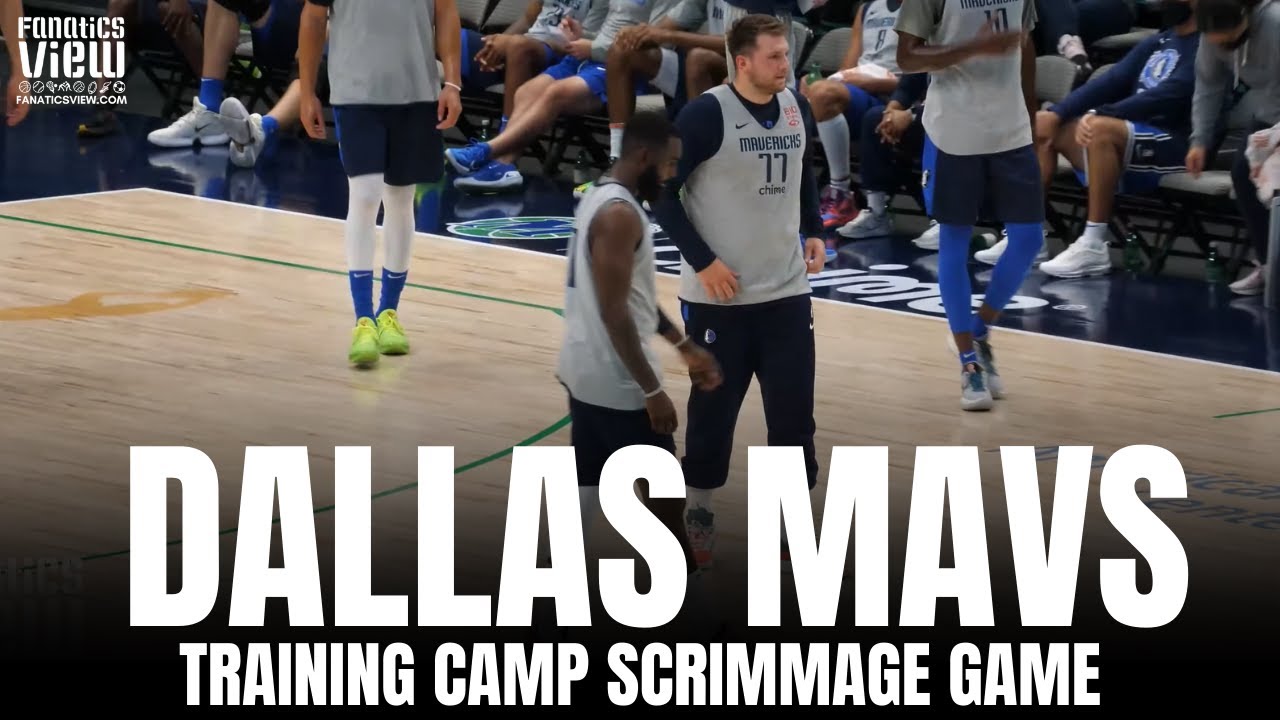 Dallas Mavericks Full Scrimmage Game featuring Luka Doncic, Kristaps Porzingis & New Dallas Mavs