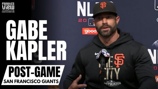 Gabe Kapler Reacts to the Controversial Dodgers/Giants NLDS Series