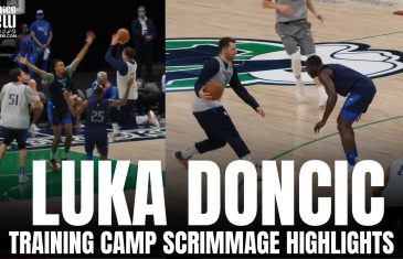 Luka Doncic Training Camp Scrimmage Highlights With INSANE One Legged Step Back Floater