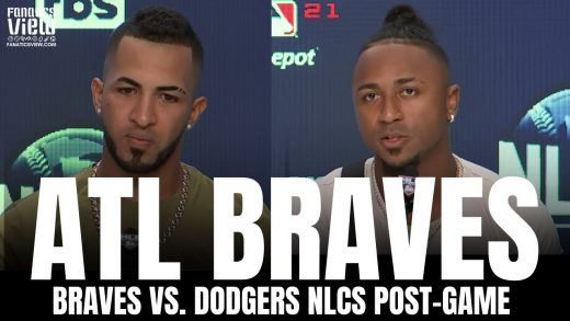 Ozzie Albies & Eddie Rosario React to Braves 2nd Walk Off vs. Dodgers, Braves Trade Deadline Moves