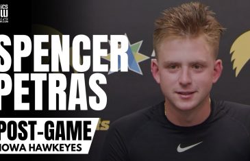 Spencer Petras Reacts to Iowa’s Huge Big 10 Win vs. Penn State & Hawkeyes Fans Storming Field