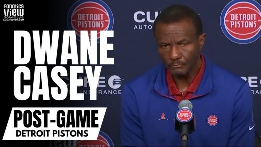 Dwane Casey Reacts to LeBron James/Isaiah Stewart Near Brawl, Reveals Stewart Needed 8 Stitches