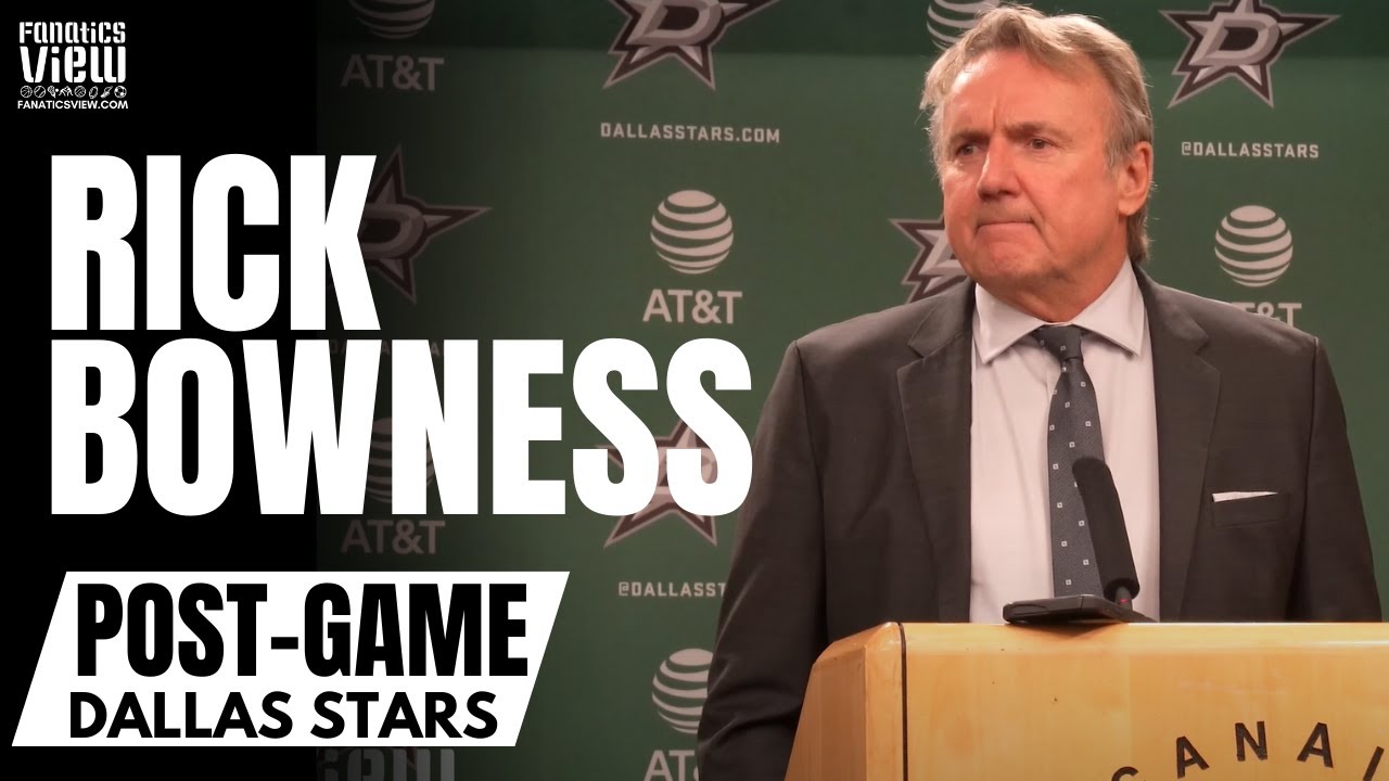 Rick Bowness Reacts to Dallas Stars Playing With 