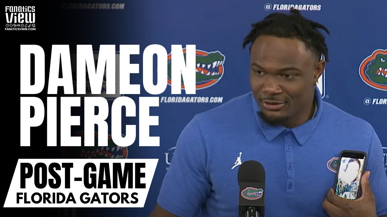 Dameon Pierce Reviews Florida Gators Season, Florida QB Future & His Final Gators Home Game