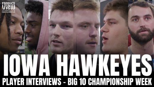 Iowa Hawkeyes Players React to Michigan Wolverines Big 10 Championship Matchup