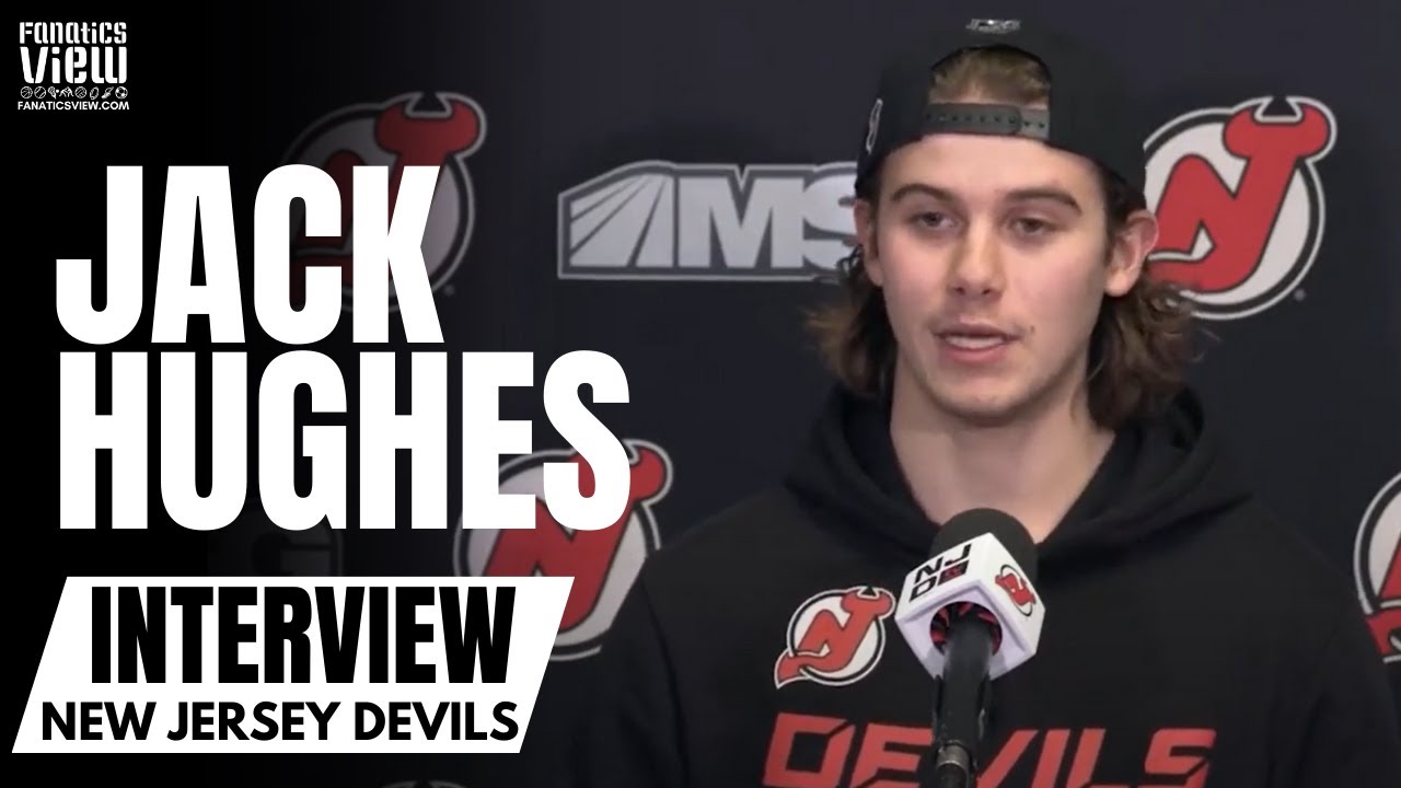 Jack Hughes Reacts to 8-Year Contract Extension With New Jersey Devils & Returning from Injury