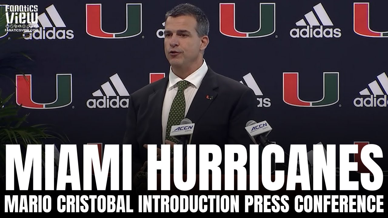Miami Hurricanes Introduce Mario Cristobal as Head Football Coach | Full Press Conference