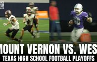Mount Vernon Tigers vs. West Trojans – Texas State Playoffs Highlights | Condensed Game Highlights