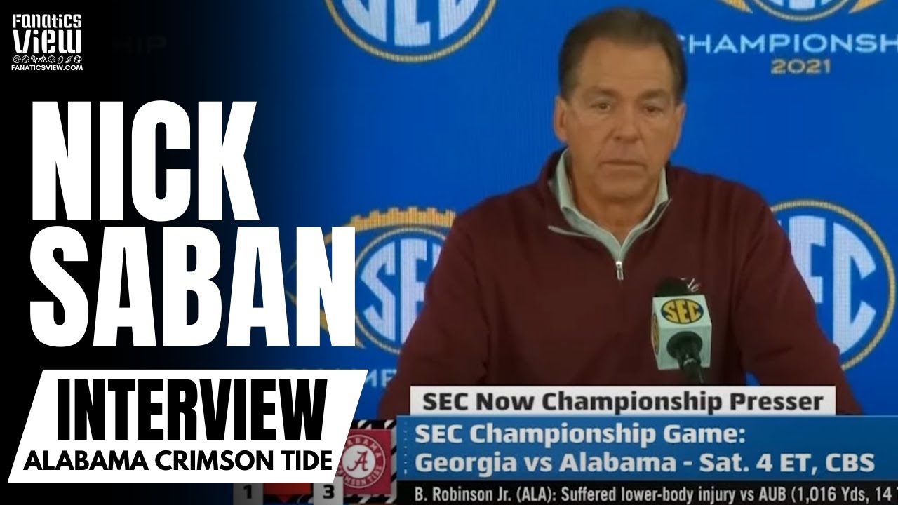 Nick Saban Gives His Final Thoughts on Alabama vs. Georgia SEC Championship Matchup | ALABAMA