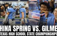 Texas High School Football State Championships: China Spring vs. Gilmer | Condensed Game Highlights
