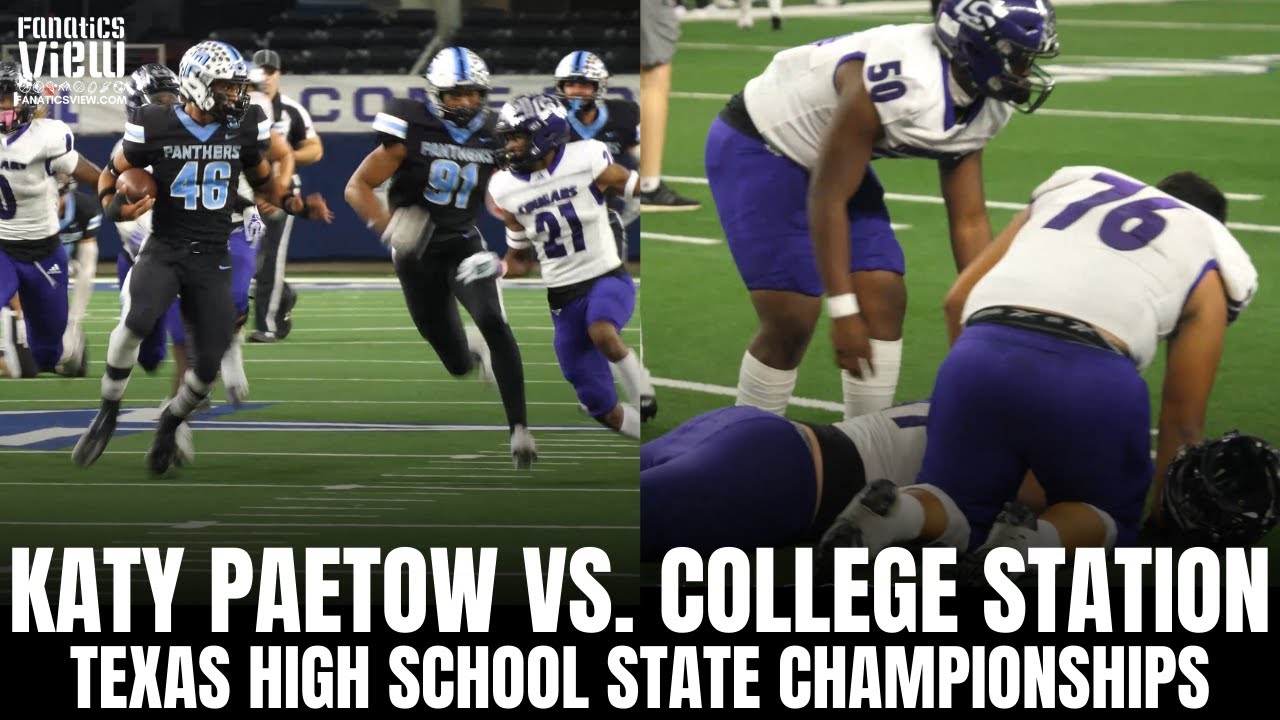 Texas High School State Championships: Katy Paetow vs. College Station | OT THRILLER Highlights