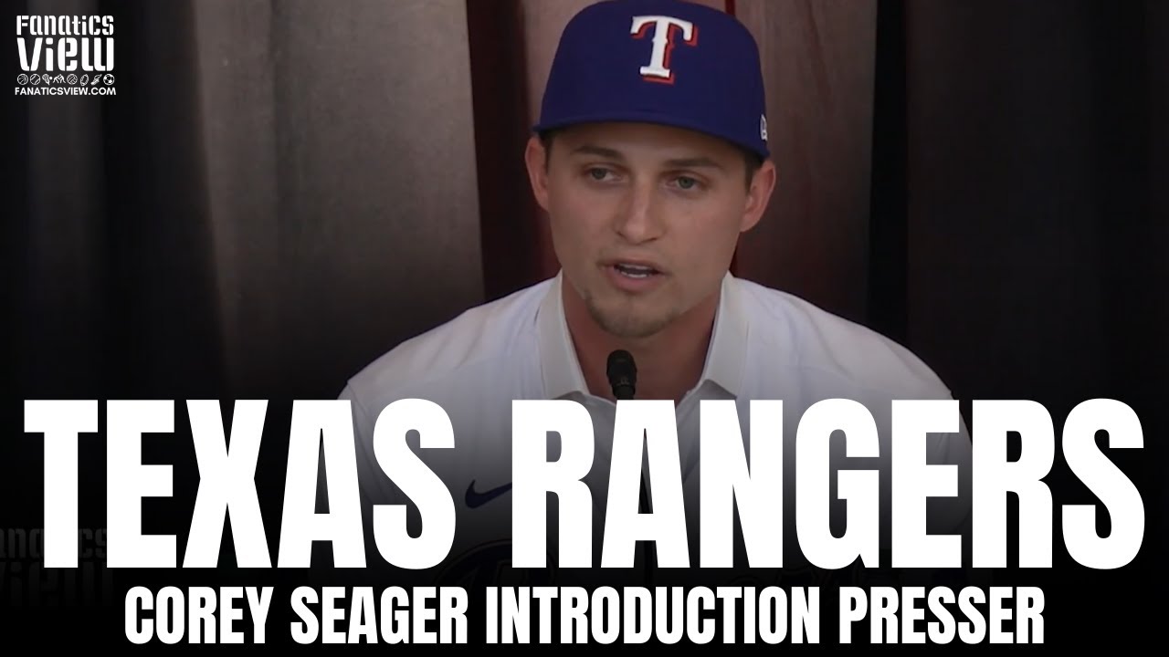 Texas Rangers Introduce Corey Seager, Explains Decision to Sign With Texas | Full Press Conference