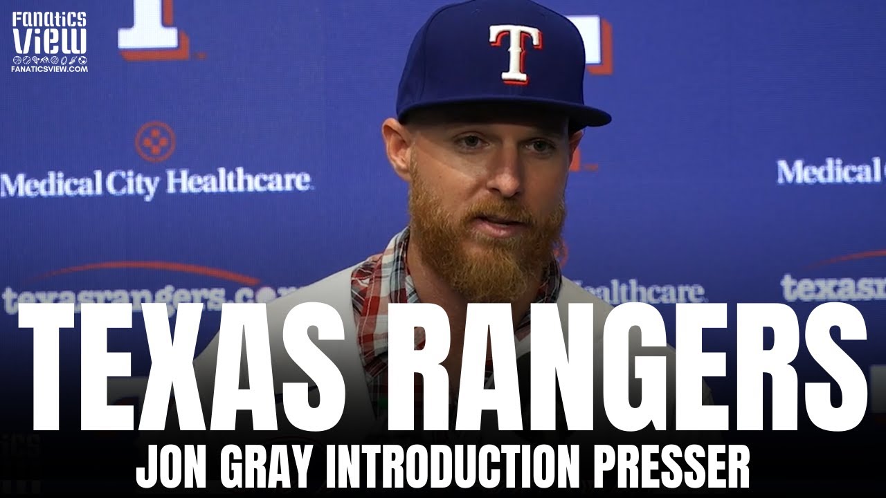 Texas Rangers Introduce Jon Gray & Details No Longer Having To Pitch in Colorado | Full Presser