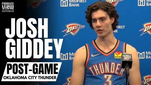 Josh Giddey Reacts to Becoming the Youngest Player in NBA History to Record a Triple Double