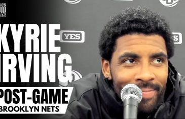 Kyrie Irving Reacts to Making His NBA Season Debut After Being Allowed to Play in Nets Road Games