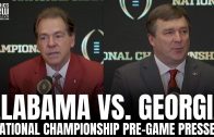 Nick Saban & Kirby Smart Final Comments Prior to Georgia vs. Alabama National Championship Matchup