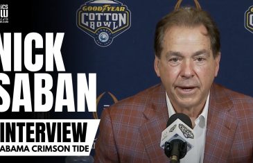 Nick Saban Makes Opening Comments About Alabama vs. Cincinnati Playoff Game from Dallas-Ft. Worth