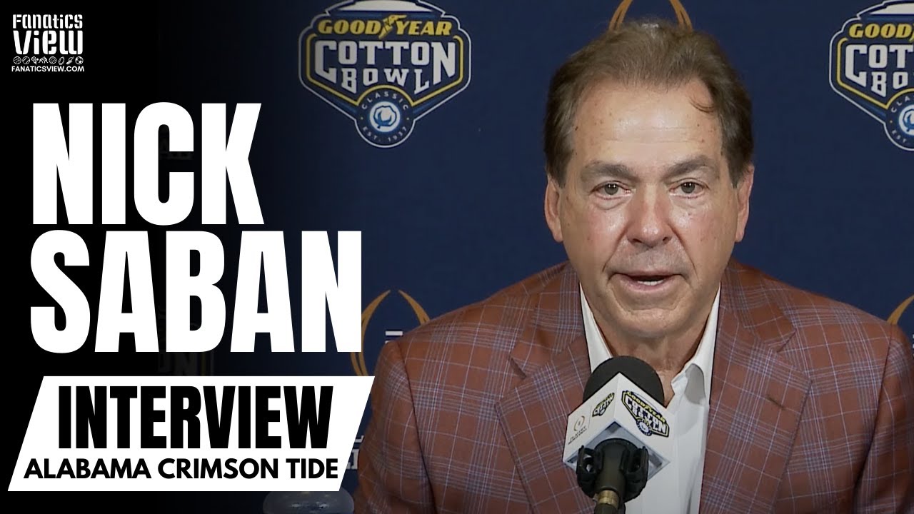 Nick Saban Makes Opening Comments About Alabama vs. Cincinnati Playoff Game from Dallas-Ft. Worth