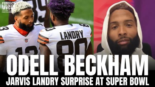 Jarvis Landry Surprises Odell Beckham Jr. With a Message During LA Rams Super Bowl Media Call