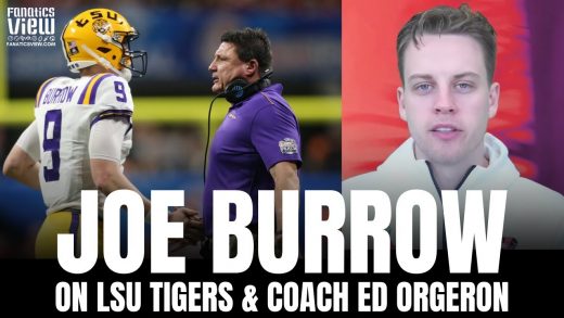 Joe Burrow Reveals He Owes Coach Ed Orgeron & LSU Tigers “His Whole Career” at Super Bowl LVI