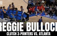 Reggie Bullock Nails Clutch 3-Pointers in Mavs Victory vs. Atlanta With Assist from Luka Doncic