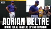 Adrian Beltre Makes a Surprise Appearance at Texas Rangers Spring Training & Works With 3rd Basemen