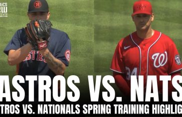 Anibal Sanchez & Hunter Brown Duel | Houston Astros vs. Nationals Spring Training Highlights