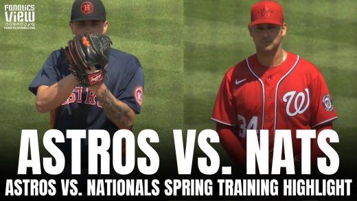 Anibal Sanchez & Hunter Brown Duel | Houston Astros vs. Nationals Spring Training Highlights