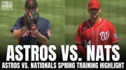 Anibal Sanchez & Hunter Brown Duel | Houston Astros vs. Nationals Spring Training Highlights