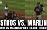 Avisail Garcia Slugs Massive Homer | Houston Astros vs. Miami Marlins Spring Training Highlights