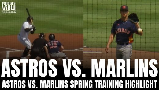 Avisail Garcia Slugs Massive Homer | Houston Astros vs. Miami Marlins Spring Training Highlights