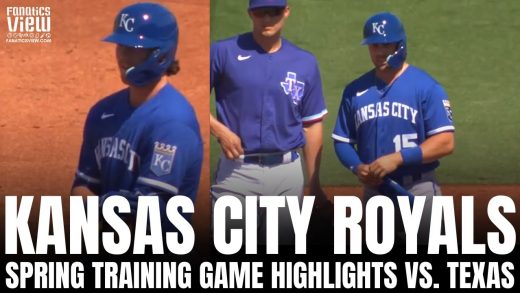 Bobby Witt Jr. Records First Spring Training Hits of 2022 | KC Royals vs. Texas Rangers Highlights