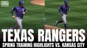 Brad Miller & Eli White Crush Homers, Rangers Route Royals 8-4 | Texas Rangers vs. Royals Highlights