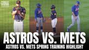 Hunter Brown & Tylor Megill Duel in Spring Training | New York Mets vs. Houston Astros Highlights