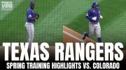 Jake Marisnick Blasts First Texas Home Run & Taylor Hearn Goes 2+ Innings | Rockies vs. Rangers